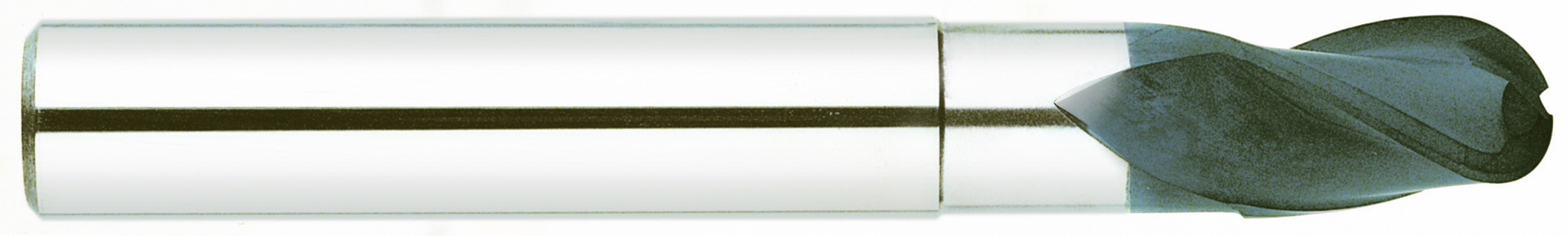 YG1 EI881100 | 0.394" Diameter x 0.394" Shank x 0.591" LOC x 1.181" LBS x 3.150" OAL x 0.197" Radius x 30 Degree Helix Angle 3 Flute Diamond Coated Carbide El881 Ball Nose End Mill