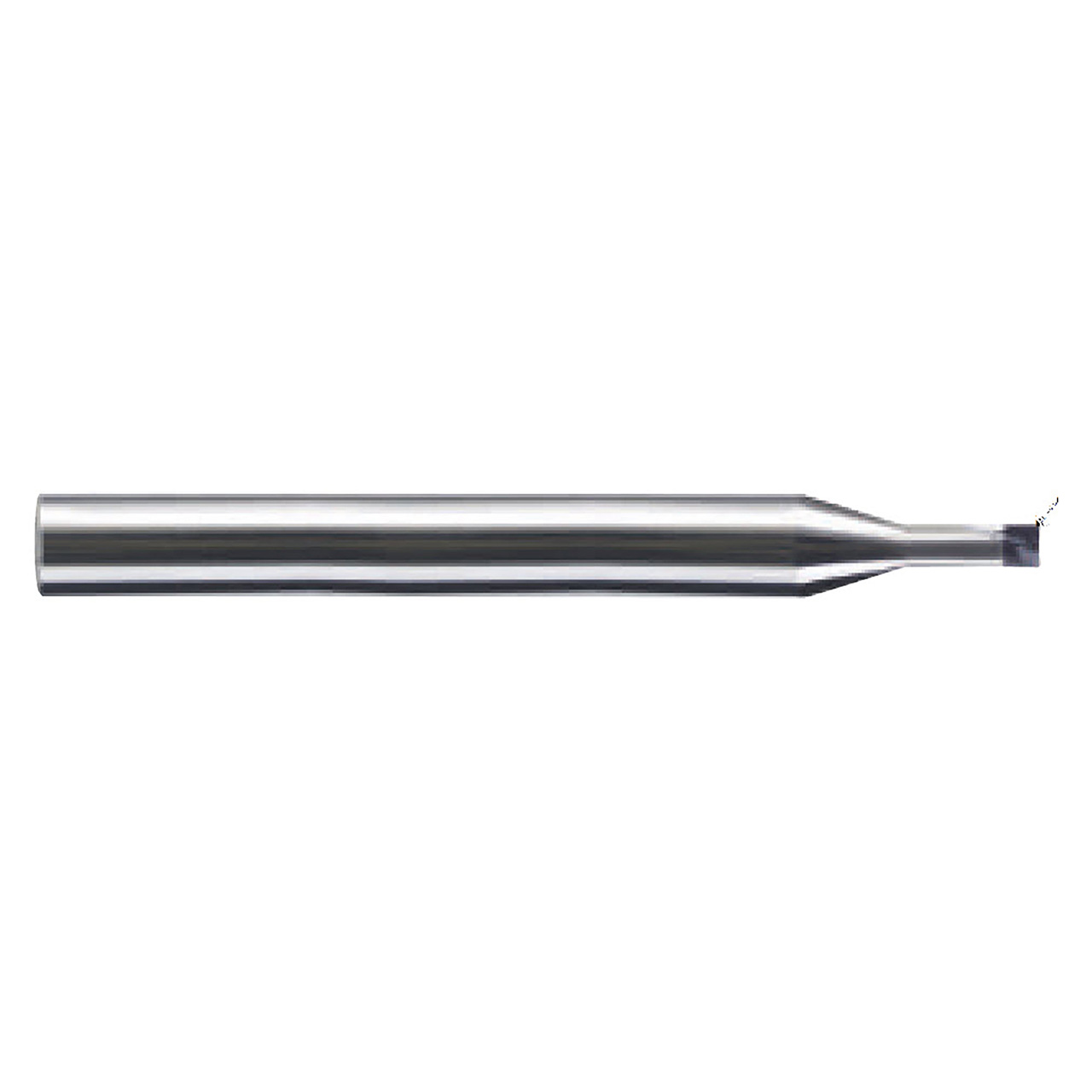 YG1 ESD02010105 | 3/76" Diameter x 3/19" Shank x 1/36" LOC x 1-31/32" OAL x 1/254" Radius 2 Flute CBN Corner Radius End Mill