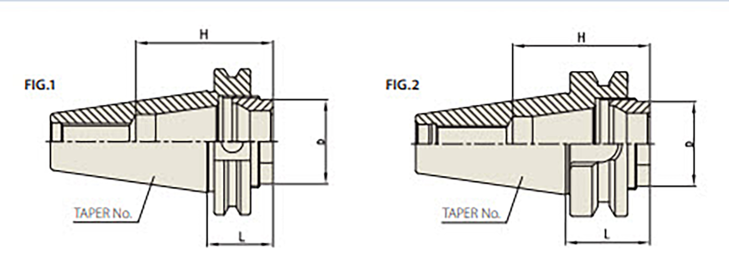 YG1 BK332B25 | CAT40 Taper 6.000" Gage Length ER20 Collet Chuck