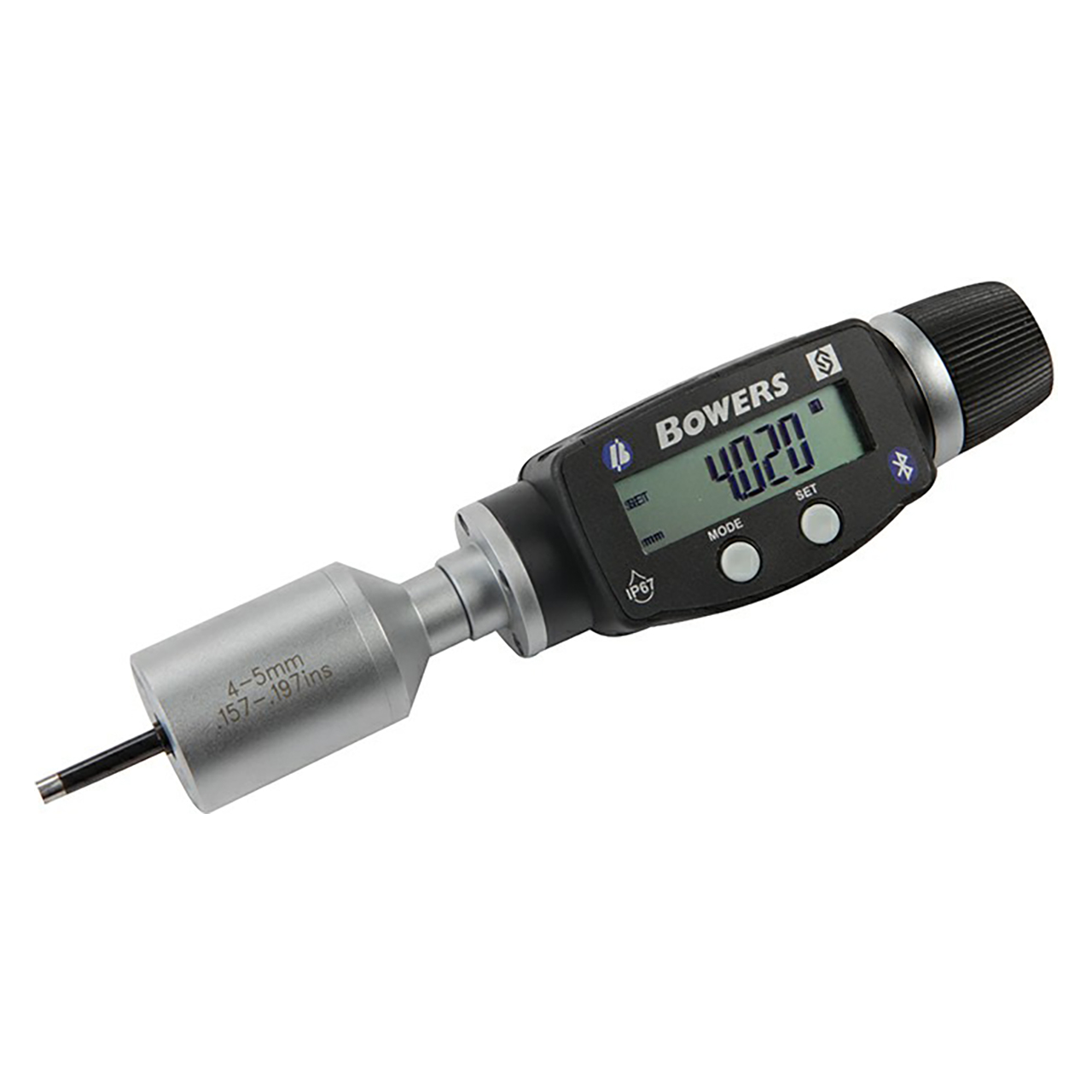 Fowler 54-367-006-BT | 0.160" - 0.200" Range 2 Point Heads Electronic Bore Gage