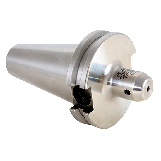 Techniks 22923 | CAT40 Taper x 0.875" Size x 1.750" Diameter x 3.500" Projection Length x 6.190" OAL Steel End Mill Holder