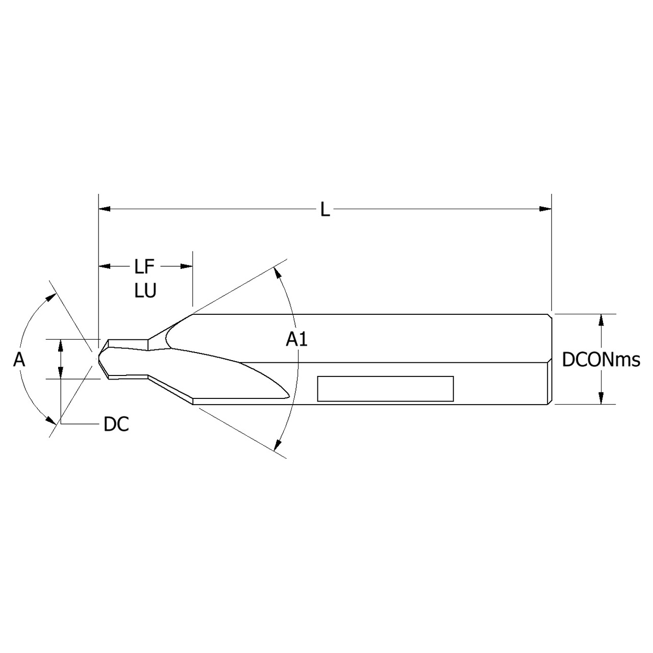 Keo 906-000-172 | 0.3125" Diameter x 3.5000" OAL x 118 Degree Angle 2 Cutting Edge HSS Combination Drill & Countersink