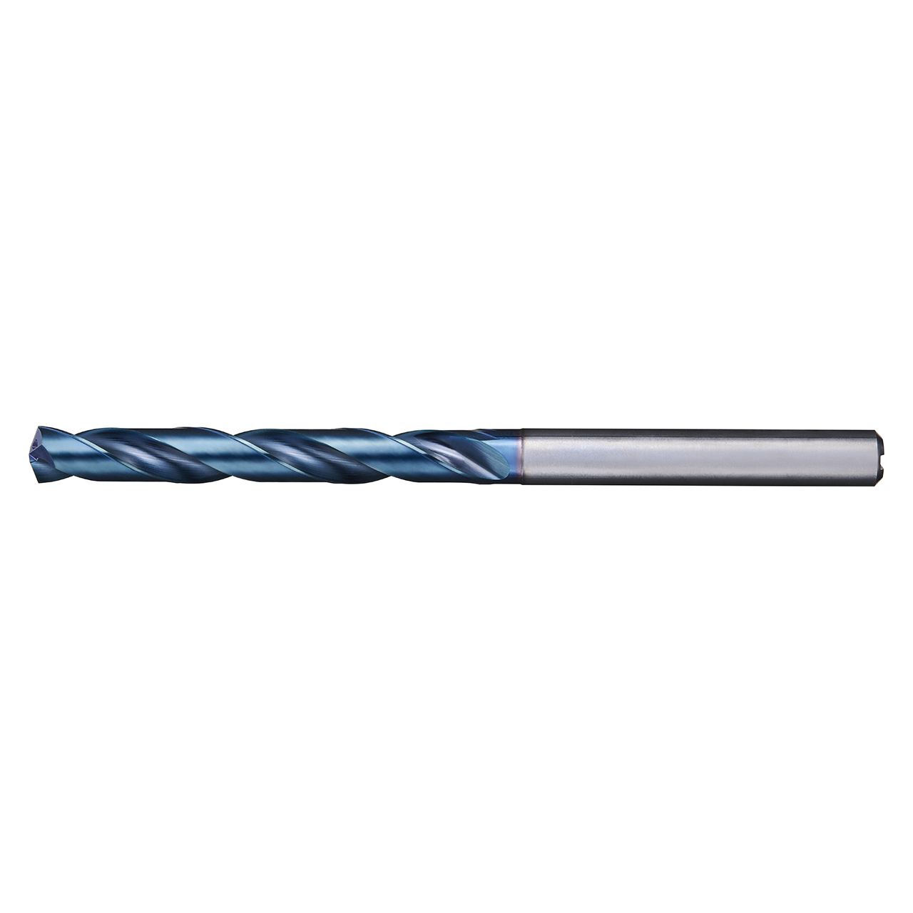 Nachi 0777714 | 15.20mm Diameter x 16.00mm Shank x 194.00mm OAL 2 Flute REVO-D Coated Solid Carbide Oil Hole Drill