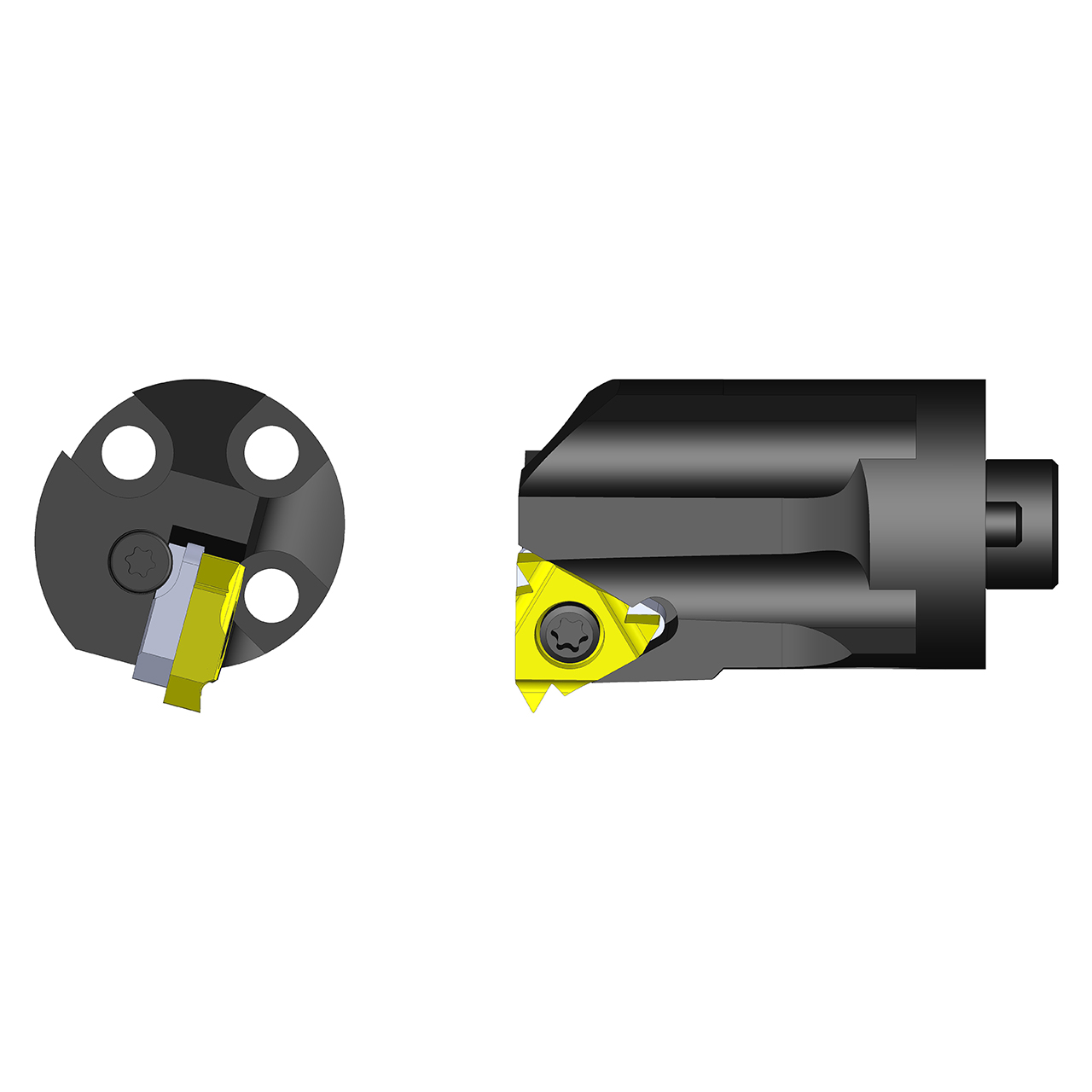 Ultra-Dex 912-000-023 | MH20 LSER3-CFT x 1-1/4" Diameter x 0.770" Functional Width Modular Grooving Head