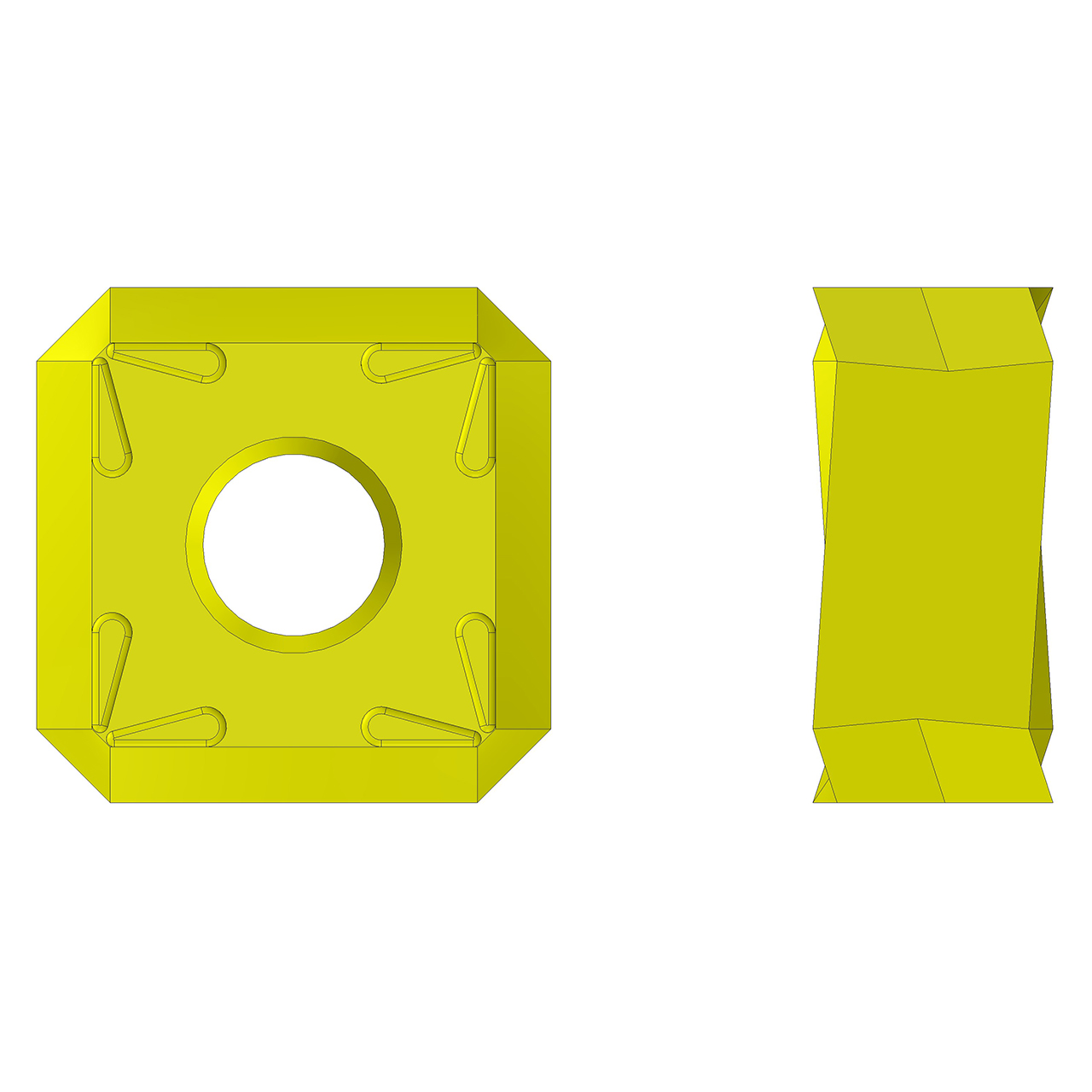 Ultra-Dex 914-000-105 | PM1 1205-HCX HK430 x 13.00mm Circle Diameter x 5.00mm Thickness Milling Insert