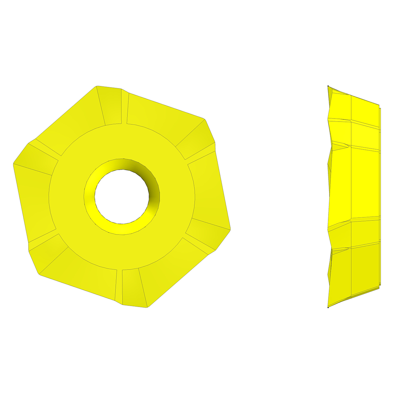 Ultra-Dex 914-000-128 | PM4 0604-SCX HS470 x 16.30mm Circle Diameter x 4.50mm Thickness Milling Insert