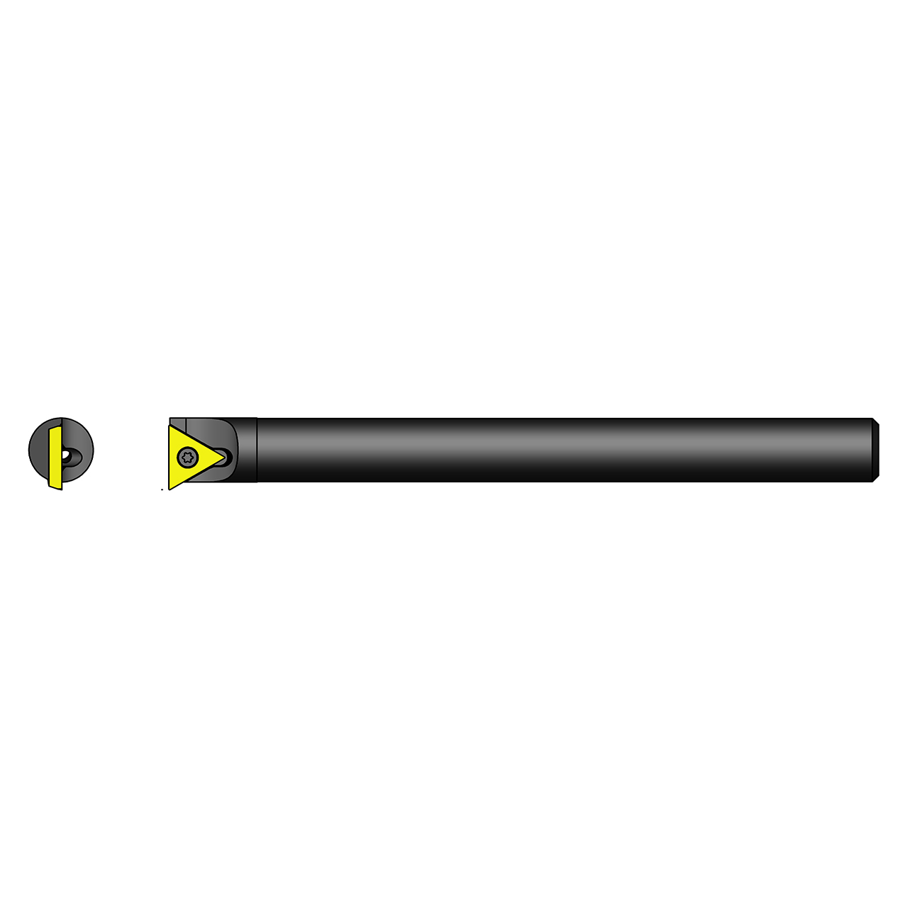 Ultra-Dex 915-000-047 | FSUD-250-4-0R x 0.250" Diameter x 4.000" Functional Length 90 Degree Entering Angle Steel Boring Bar