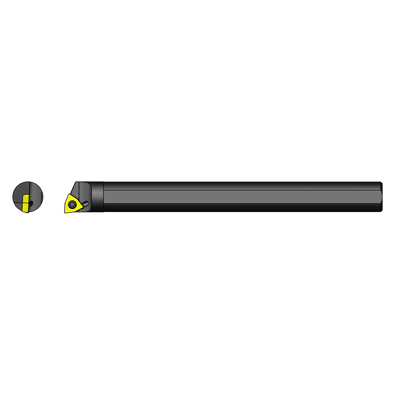 Ultra-Dex 915-000-104 | SSUDW-750-8-3R x 0.750" Diameter x 8.000" Functional Length 93 Degree Entering Angle Steel Boring Bar