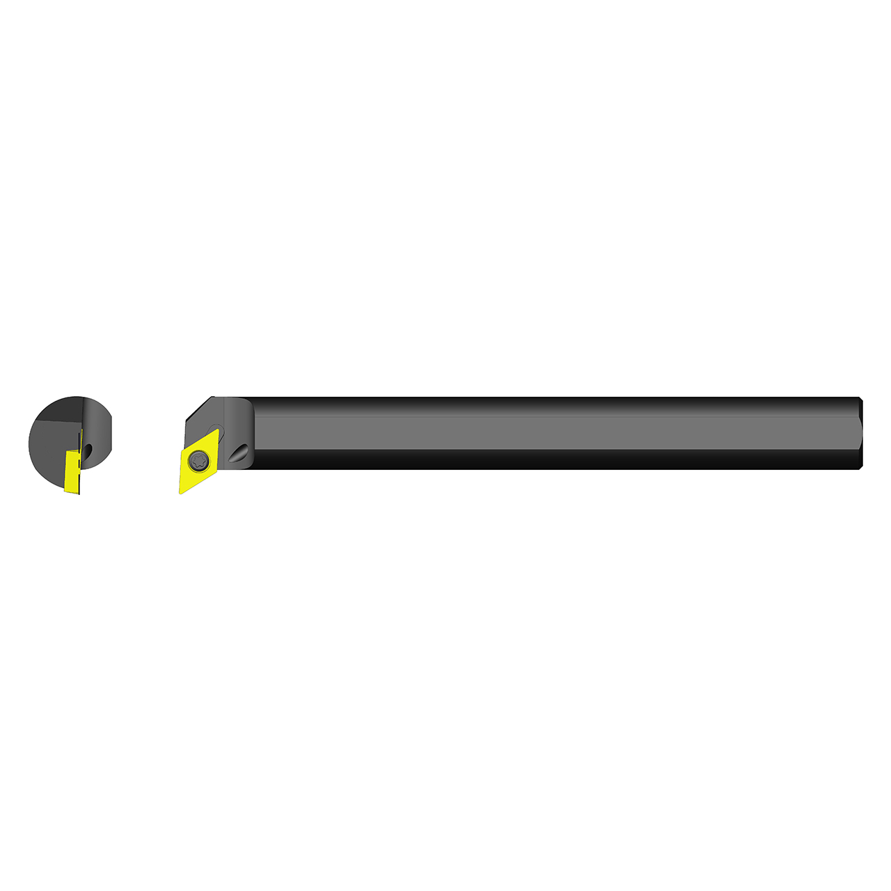 Ultra-Dex 957-000-254 | S06K SDUCR2 0.375" Diameter x 5.000" Functional Length Steel Indexable Boring Bar