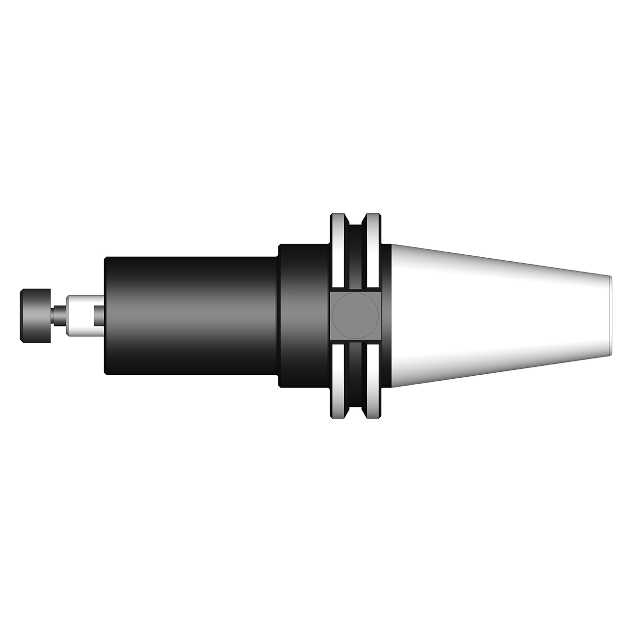 Ultra-Dex 966-000-287 | CT50-SM075-600 x 3/4" Diameter x 6" Projection x 6.000" Functional Length x 0.680" Shoulder Length Coolant Through CAT50 Shell Mill Holder