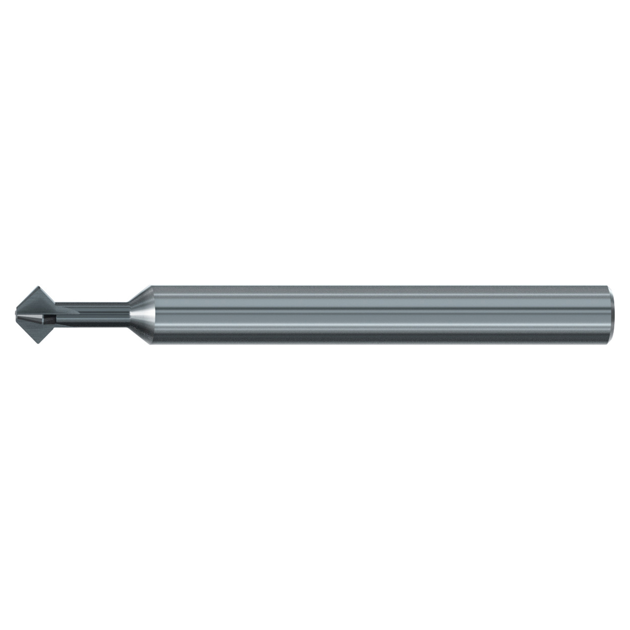 Emuge 1700L.07735A | 7.70mm Diameter x 8.00mm Shank x 80.00mm OAL 90 Degree Point Angle 4 Flute ALCR Coated Back Chamfer