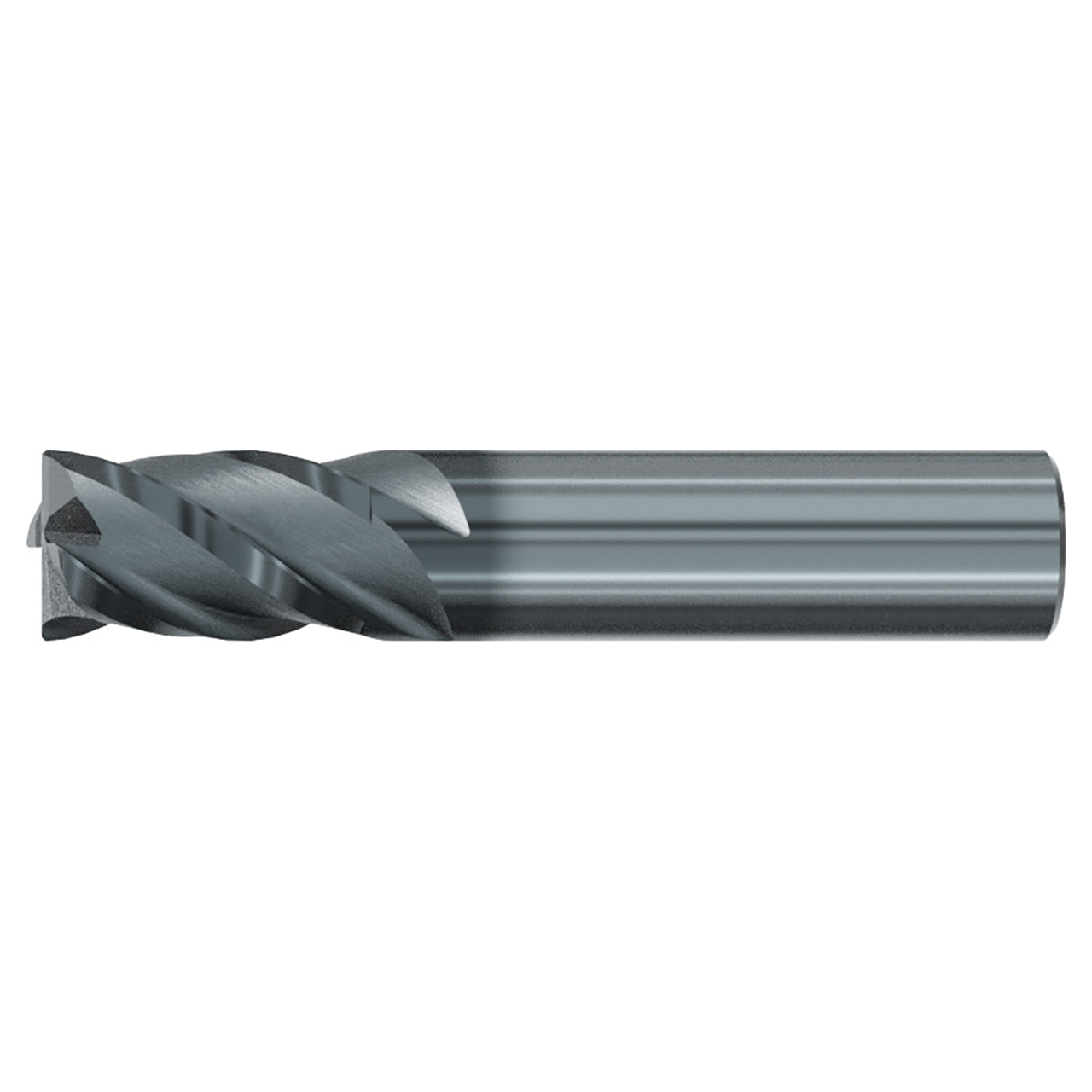 Emuge 2992L.A500 | 1/2" Diameter x 1-2" Shank x 2-3/4" OAL 4 Flute ALCR Coated Corner Radius End Mill