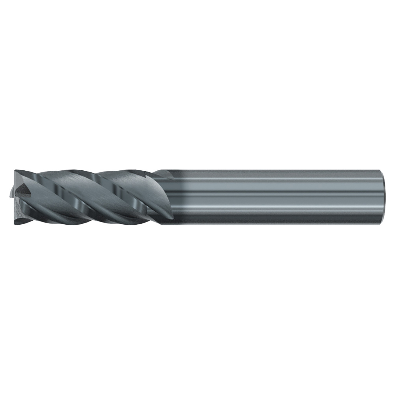 Emuge 2994L.A000 | 1" Diameter x 1" Shank x 4" OAL 4 Flute ALCR Coated Corner Radius End Mill