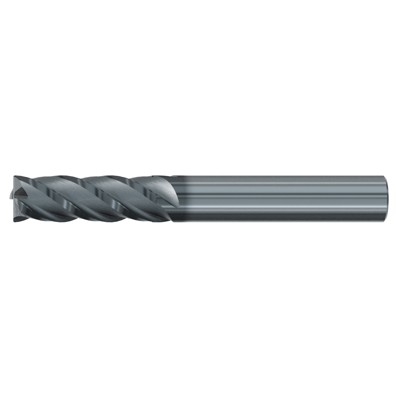 Emuge 2996L.A000 | 1" Diameter x 1" Shank x 5" OAL 4 Flute ALCR Coated Corner Radius End Mill