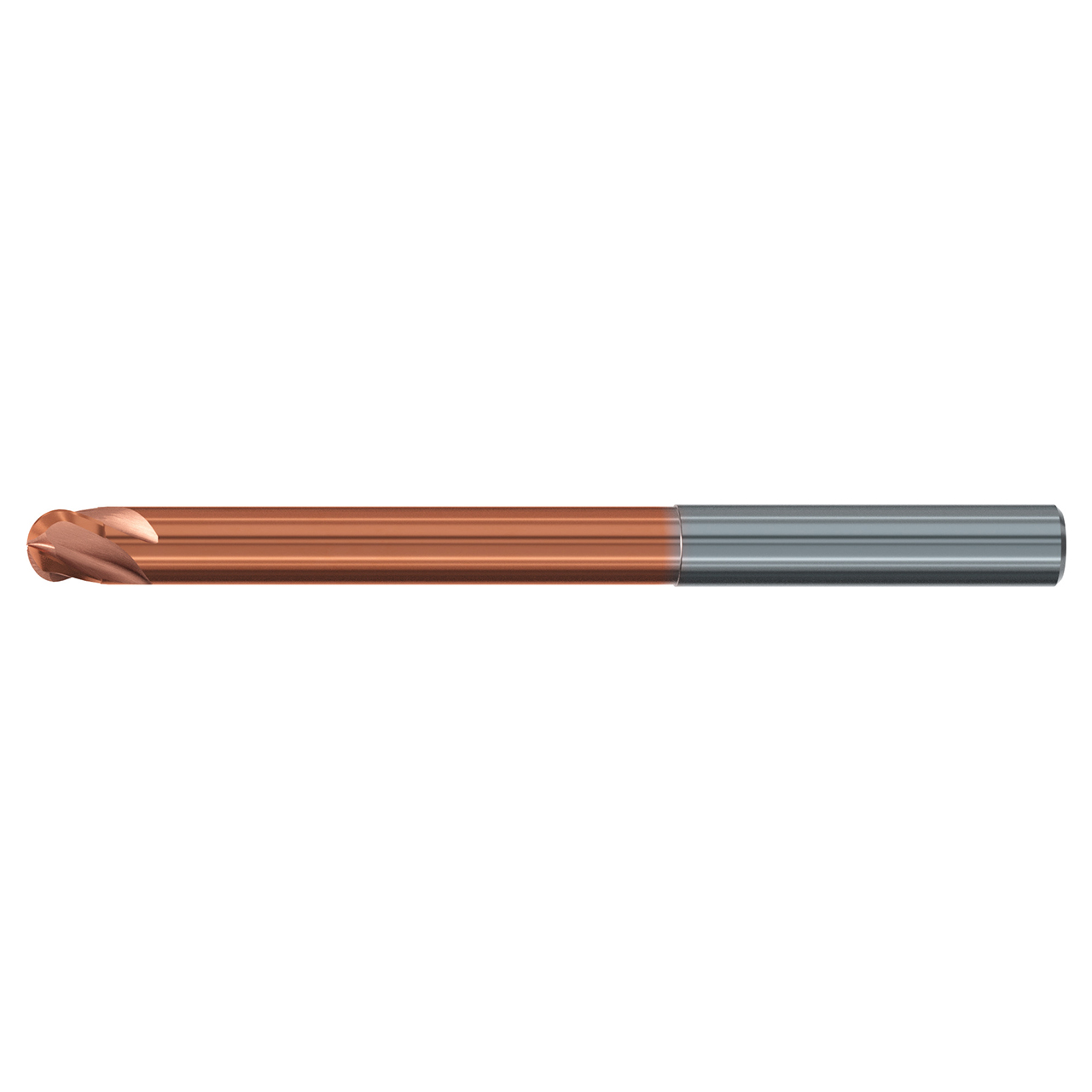 Emuge 3825A.005 | 5.00mm Diameter x 80.00mm OAL 4 Flute TIALN Coated Ball End Mill