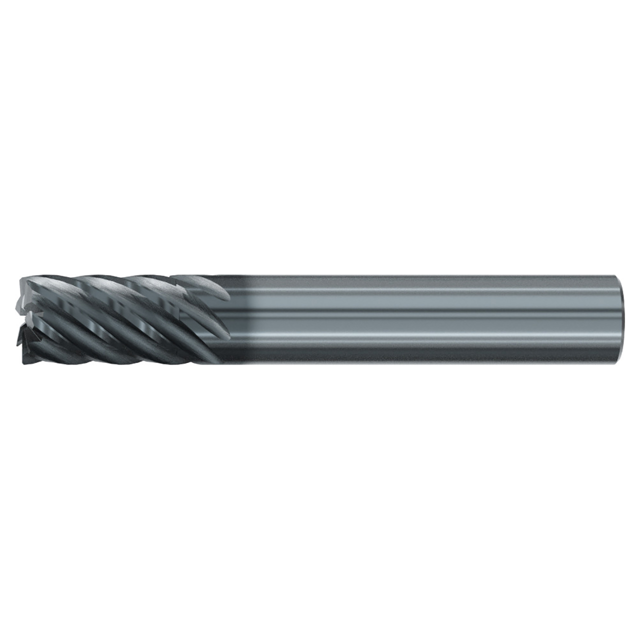 Emuge 3916L.03125 | 5/16" Diameter x 5-16" Shank x 2-1/4" OAL 7 Flute ALCR Coated Corner Radius End Mill