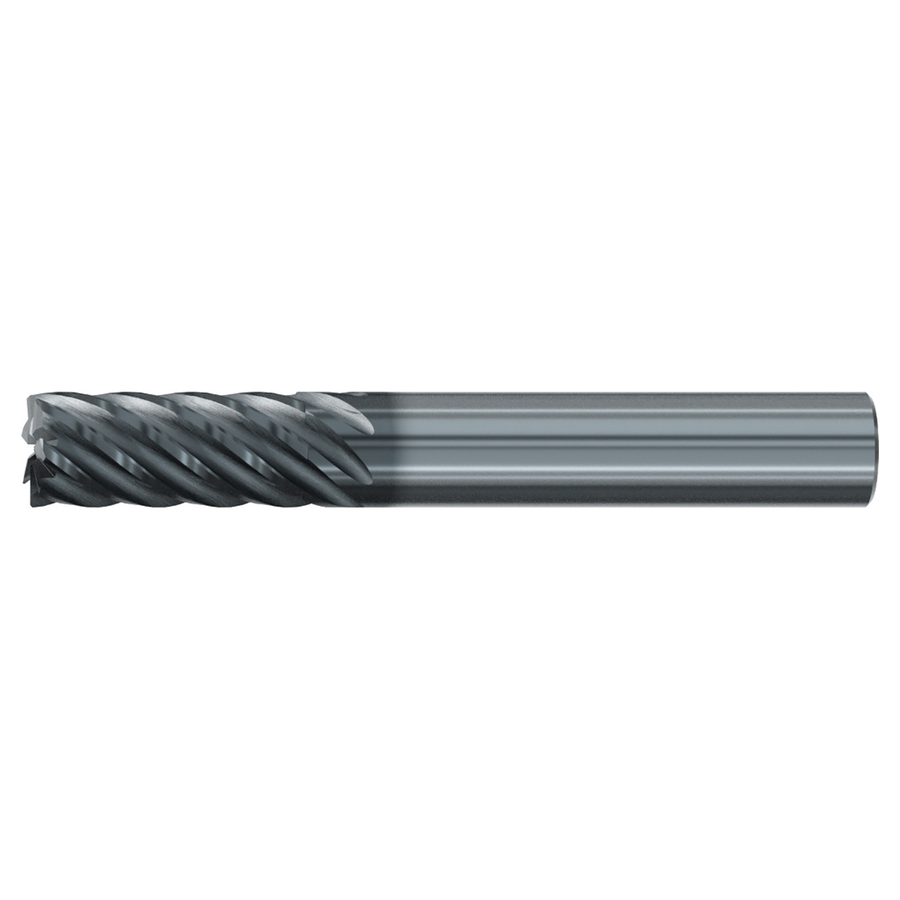 Emuge 3917L.0625 | 5/8" Diameter x 5-8" Shank x 3-1/2" OAL 7 Flute ALCR Coated Corner Radius End Mill