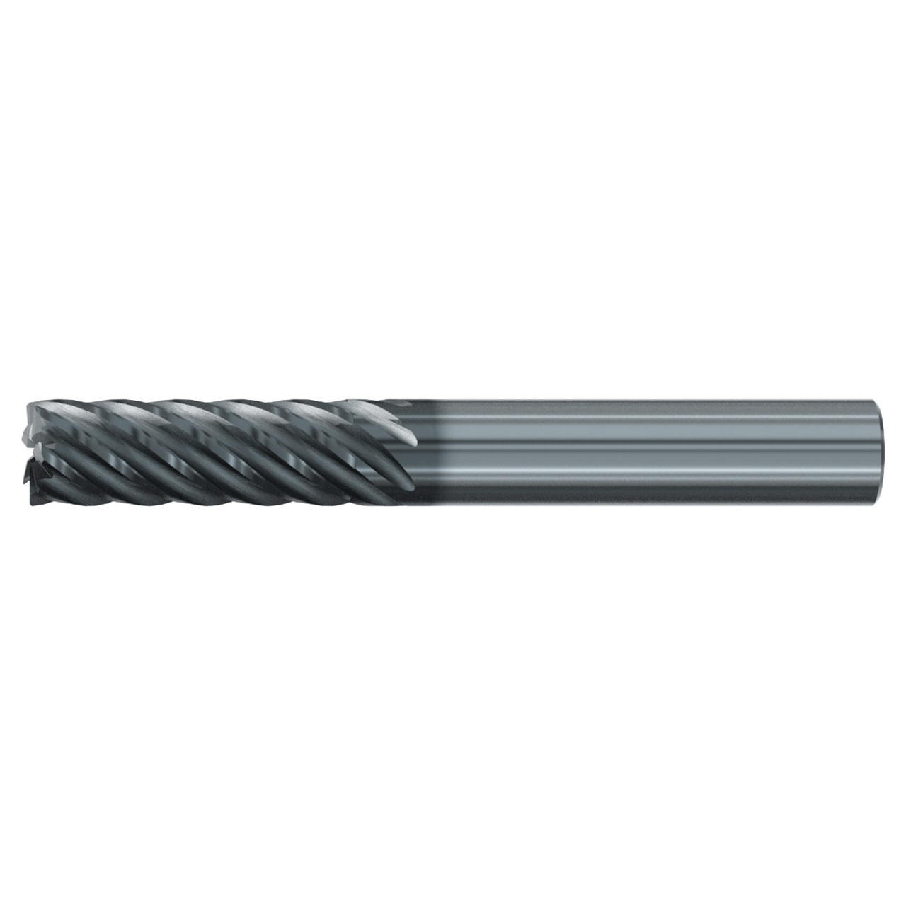 Emuge 3918L.0500 | 1/2" Diameter x 1-2" Shank x 4-1/2" OAL 7 Flute ALCR Coated Corner Radius End Mill