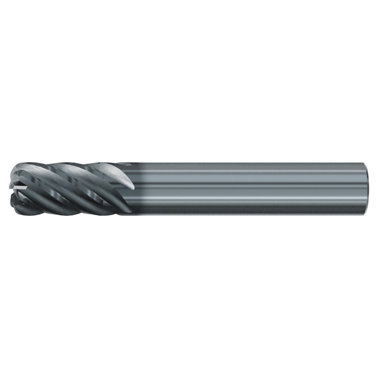 Emuge 3941L.025020 | 1/4" Diameter x 0.020" Corner Radius 2" OAL 6 Flute ALCR Coated Corner Radius End Mill