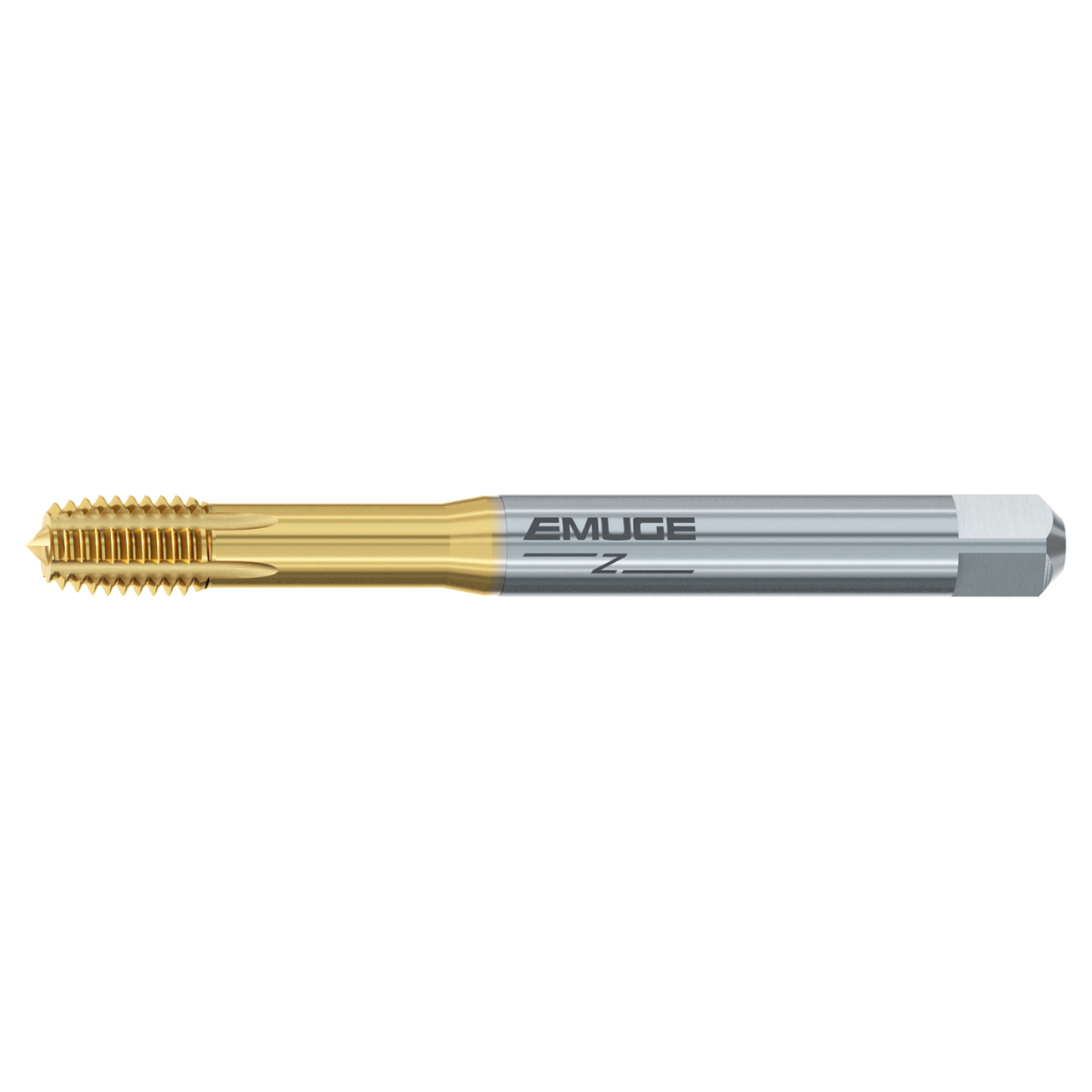 Emuge B521Z700.5006 | #8-32 Thread Size x 4.5.00mm Shank x 63.00mm OAL TiN-80 Coated Thread Forming Tap