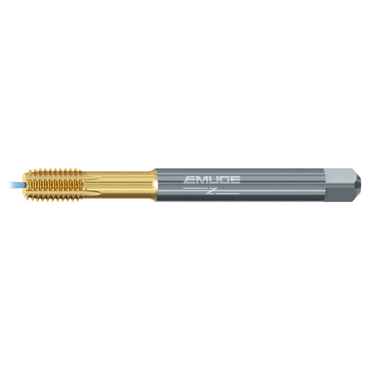 Emuge BU38Z800.5045 | 3/8"-24" Thread Size x 0.381" Shank x 3.937" OAL TIN-80 Coated Thread Forming Tap