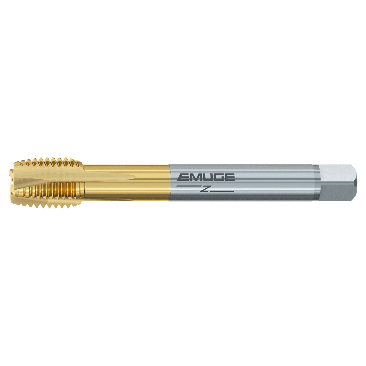 Emuge C0208F01.0390 | 1.50mm Thread Pitch x M 18x1.5 Thread Size x 110.00mm OAL TiN-70 Coated Spiral Point Tap