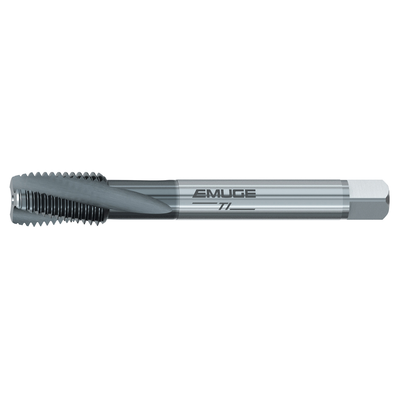 Emuge C0459601.0124 | M 24x3 Thread Size x 18.00mm Shank x 160.00mm OAL 15 Degree Helix Angle TICN Coated Spiral Flute Tap