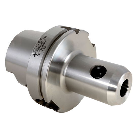 Techniks 32988 | HSK100A Taper x 0.750" Size x 2.950" Diameter x 3.750" Projection Length x 5.720" OAL Steel End Mill Holder