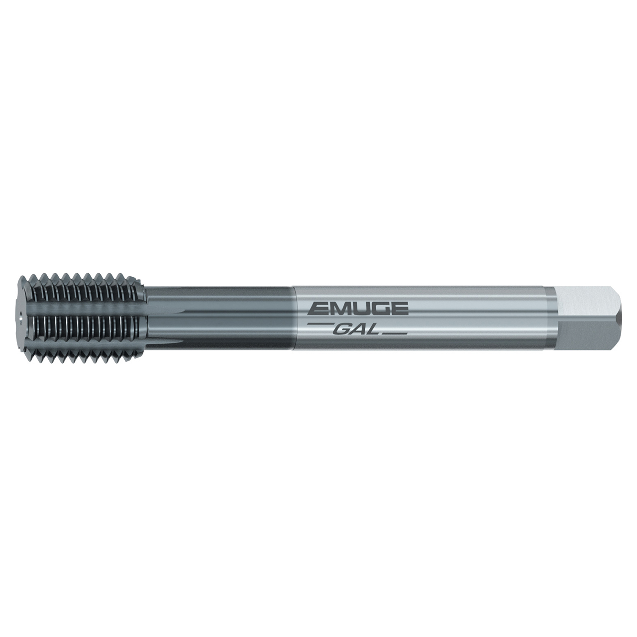 Emuge CU37Q200.5050 | 3/4"-16" Thread Size x 0.590" Shank x 4.331" OAL TICN Coated Thread Forming Tap