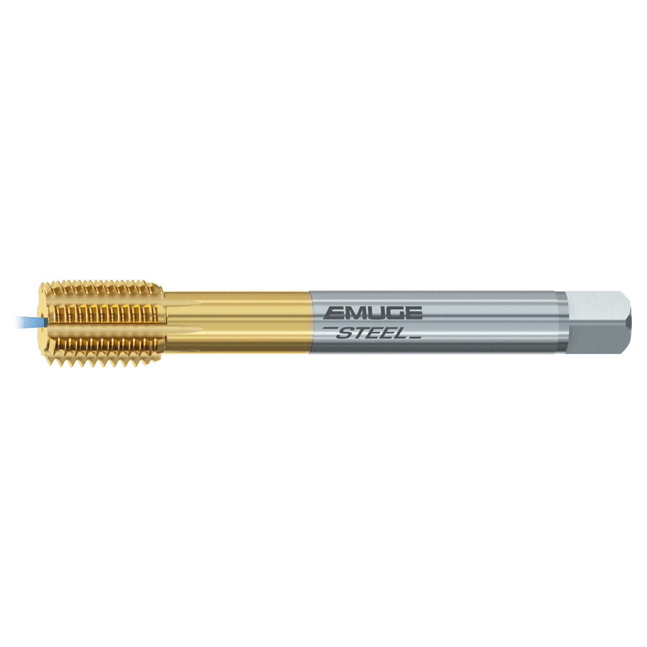 Emuge CU447F00.5050 | 3/4"-16" Thread Size x 0.590" Shank x 4.331" OAL TIN-66 Coated Thread Forming Tap