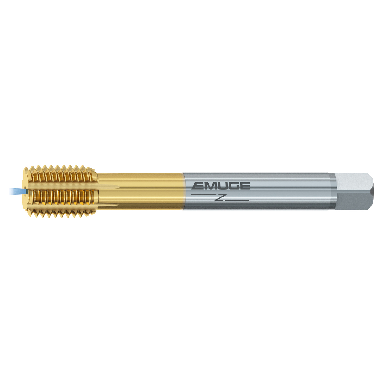 Emuge CU44Z700.5015 | 5/8"-11" Thread Size x 0.480" Shank x 4.331" OAL TIN-80 Coated Thread Forming Tap