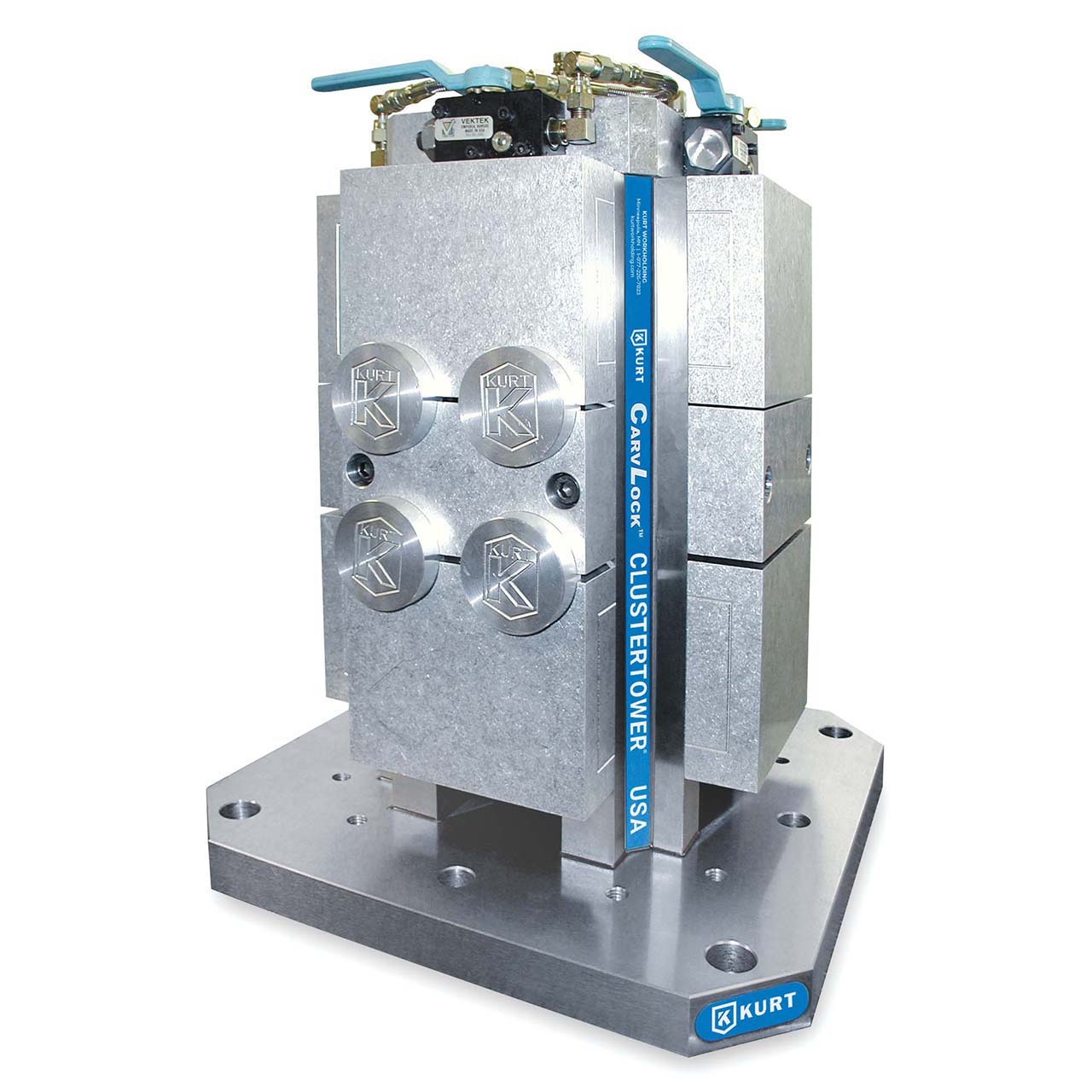 Kurt CTHDHM643C AL | 300.00mm Base x 6" Jaw Width Hydraulic Tower w/ Cast Jaws