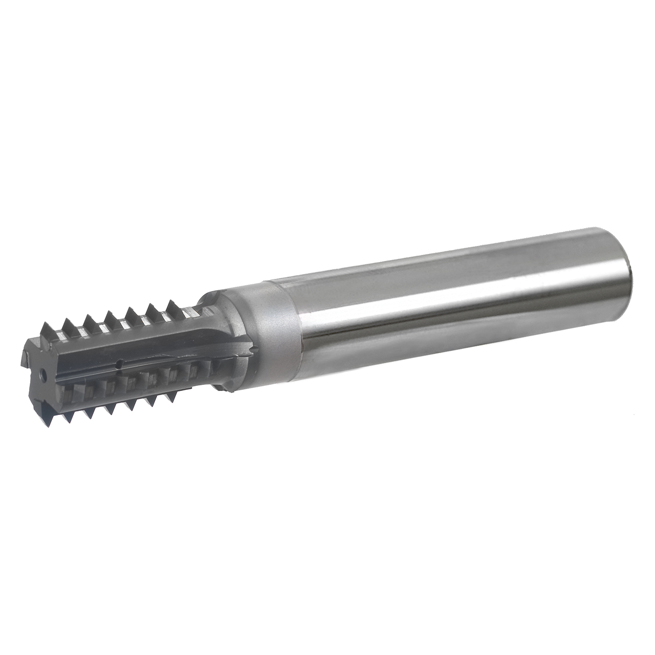 Scientific Cutting Tools TMC24-1.5MM-A | 0.740" Cutting Diameter x 0.750" Shank x 1.058" LOC x 6.000" OAL 4 Flute AlTiN Coated Carbide Tipped Straight Flute Thread Mill