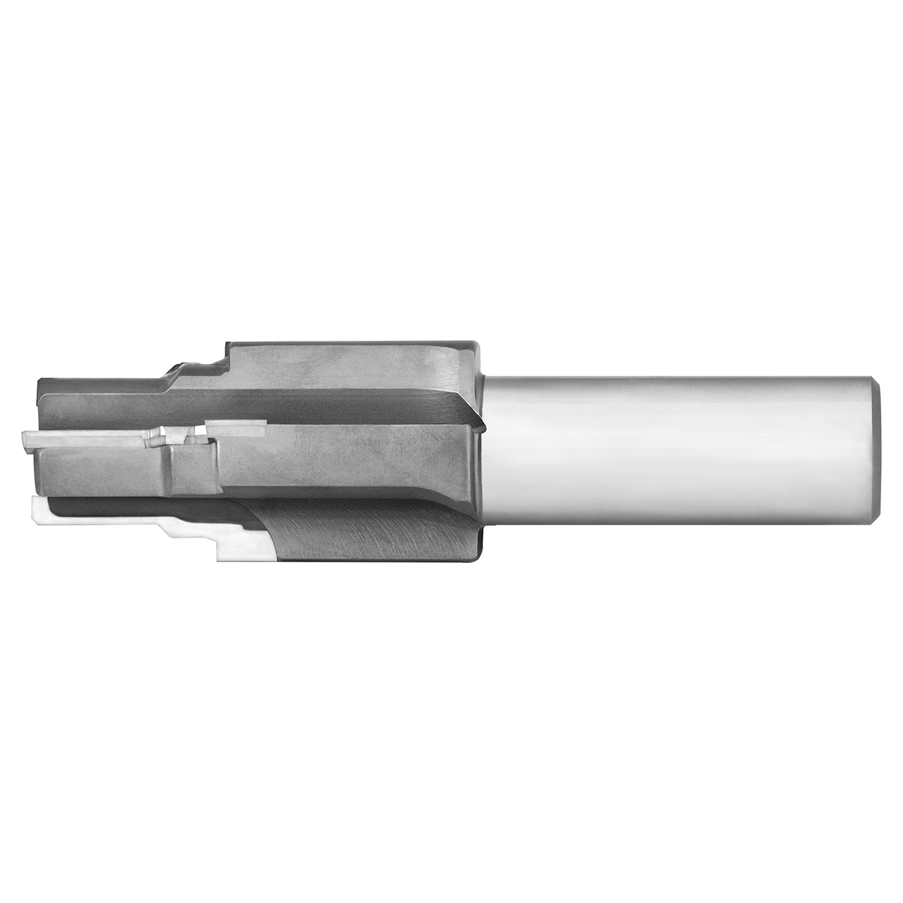 Scientific Cutting Tools RPT-12 | 0.8125-20 UNJEF-3B Thread x 0.750" Tube Size x 0.750" Shank x 4.200" OAL 4 Flute Uncoated Carbide Tipped Porting Tool