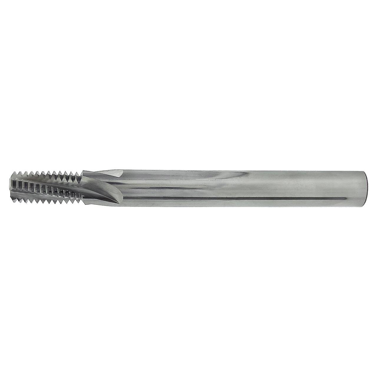Scientific Cutting Tools TM490-14NPSF-H | 1/2, 3/4-14" Thread Pitch x 0.490" Diameter x 0.500" Shank x 3.500" OAL 4 Flute Uncoated Solid Carbide Helical Flute Thread Mill