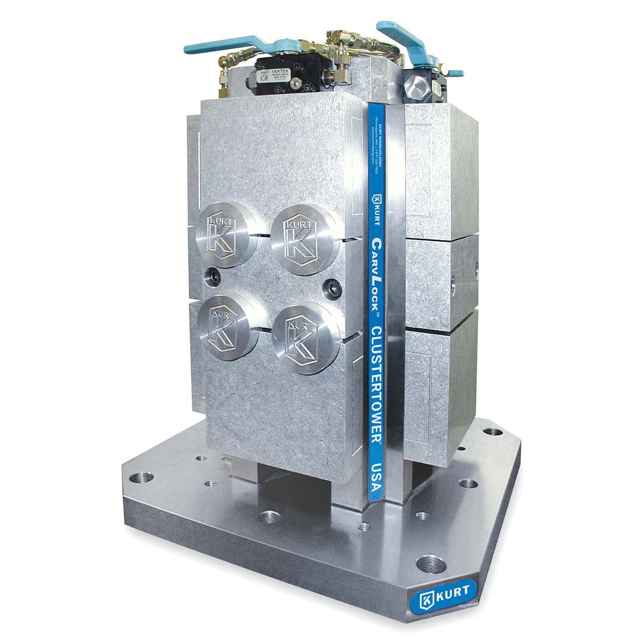 Kurt CTHDHM644AL | 400.00mm Base x 6" Jaw Width Hydraulic Tower w/ Aluminum Jaws