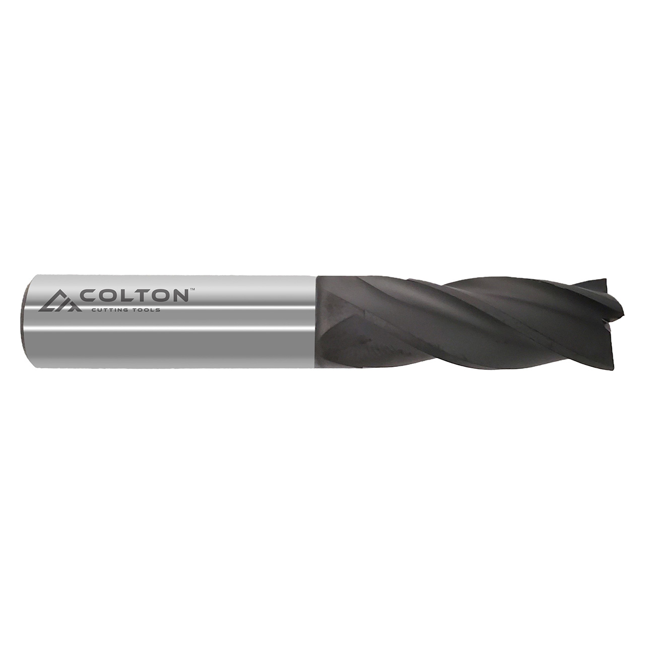 Colton Industrial Tools 62004 | 1/4" Diameter x 1" LOC x 2-1/2" OAL 4 Flute CVD Coated Square End Mill