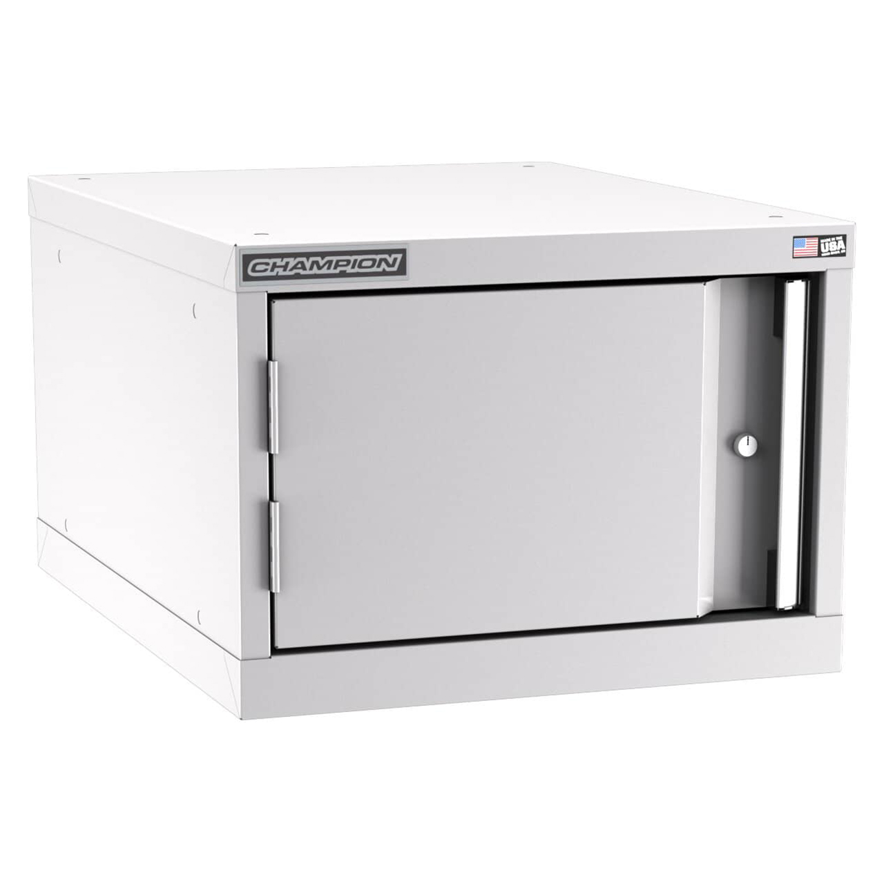 Champion Tool Storage NWS600-FDIL-LG | 22-3/16" Width x 15-3/4" Height x 22-1/2" Depth 1 Door Powder Coated Steel Modular Door Cabinet - Light Gray