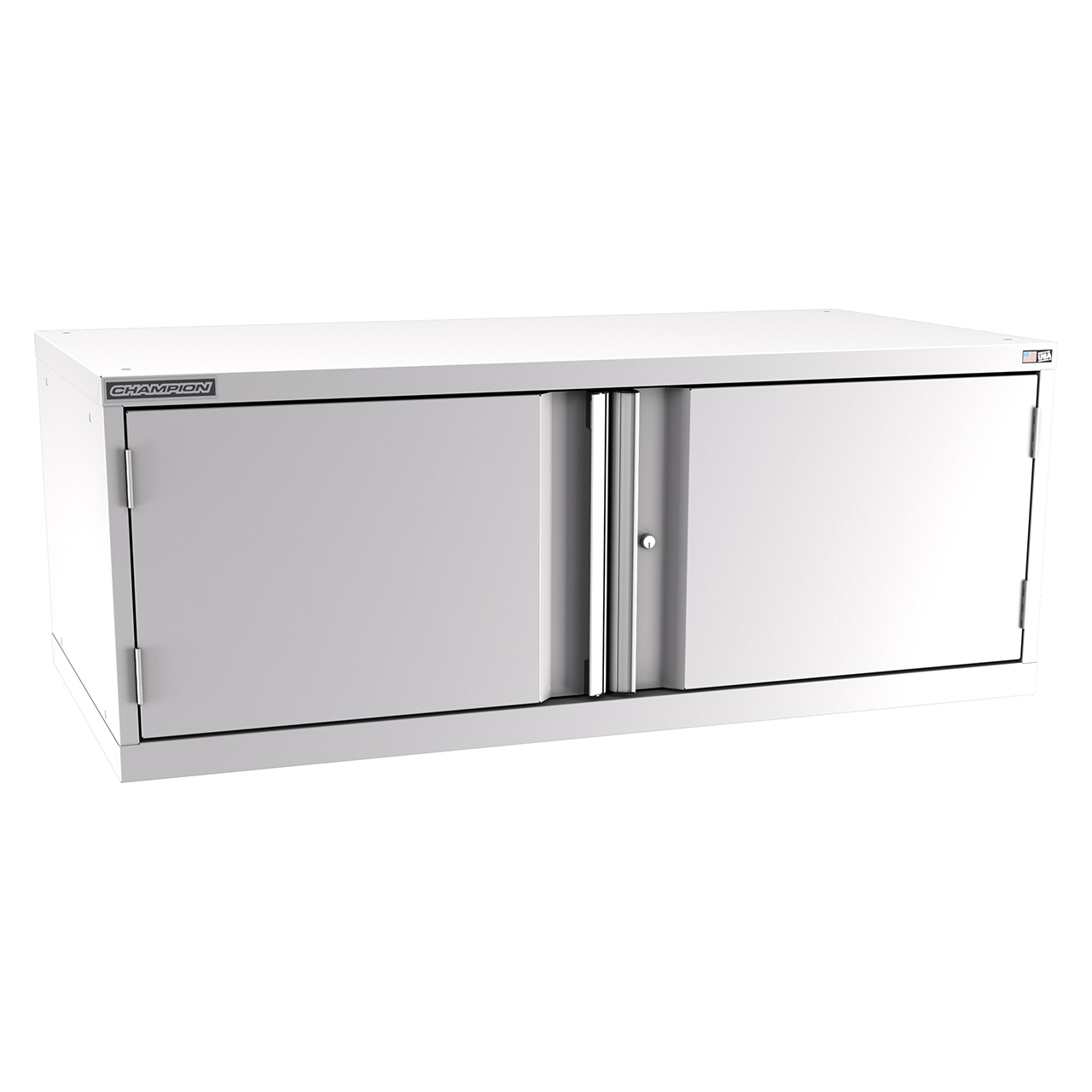 Champion Tool Storage DWS900-2FDIL-LG | 56-1/2" Width x 21-5/8" Height x 22-1/2" Depth 2 Doors Powder Coated Steel Modular Door Cabinet - Light Gray