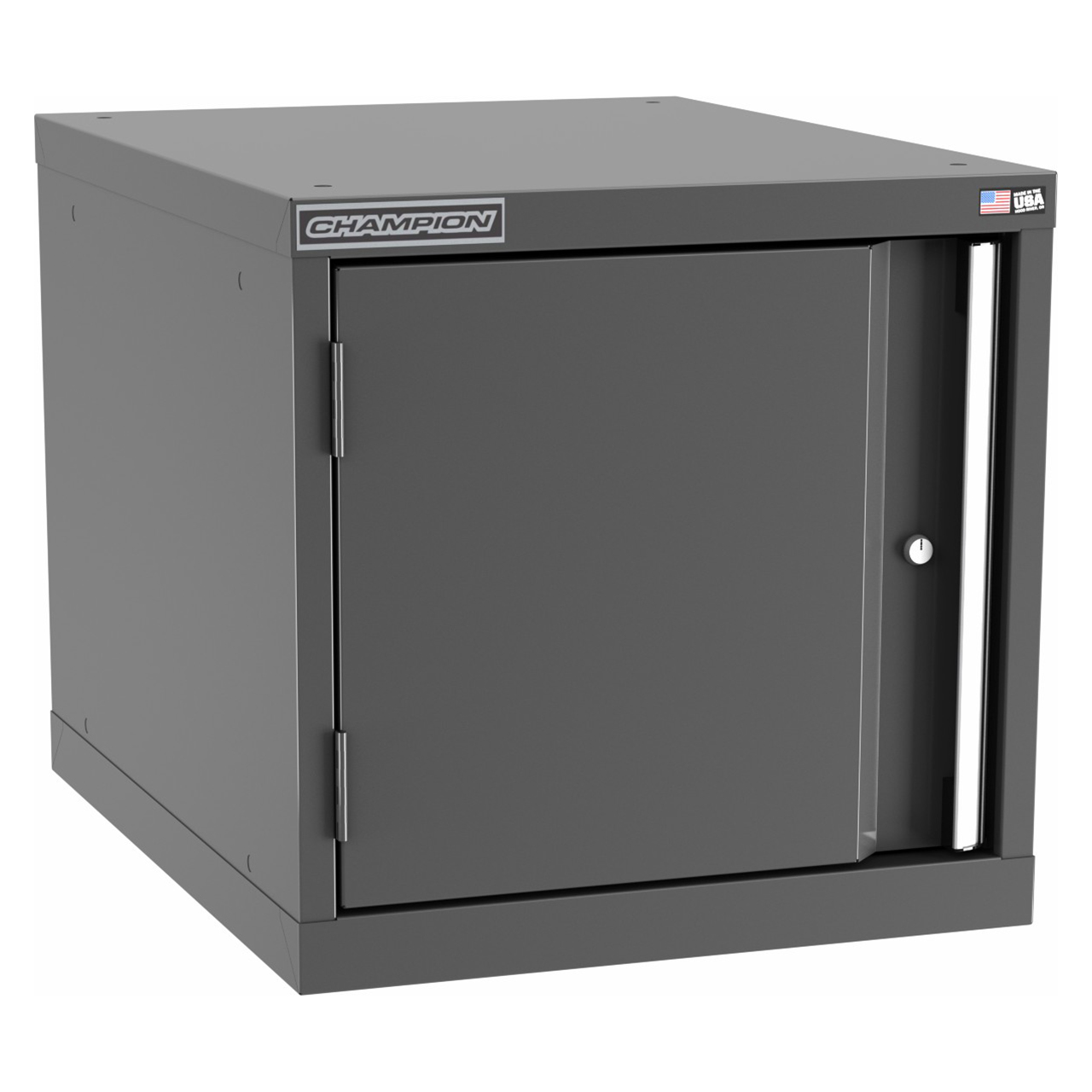 Champion Tool Storage NWS900-FDIL-DG | 22-3/16" Width x 21-5/8" Height x 22-1/2" Depth 1 Door Powder Coated Steel Modular Door Cabinet - Dark Gray