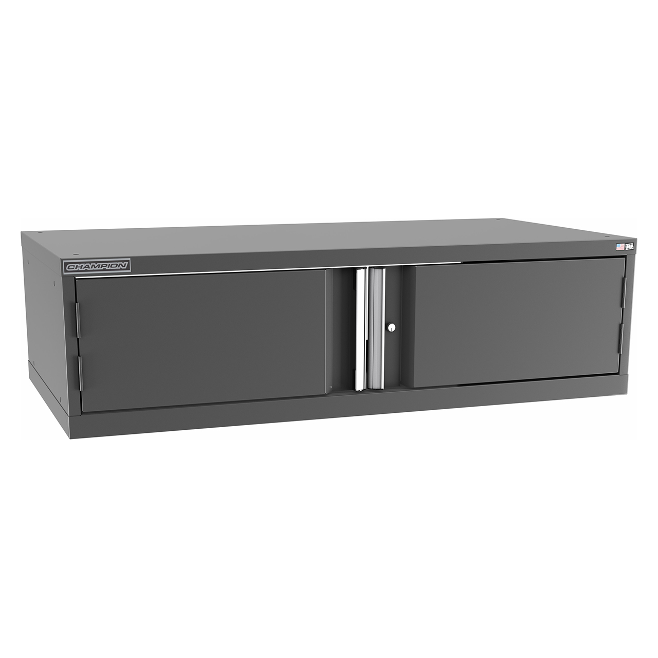 Champion Tool Storage DWS600-2FDIL-DG | 56-1/2" Width x 15-3/4" Height x 22-1/2" Depth 2 Doors Powder Coated Steel Modular Door Cabinet - Dark Gray