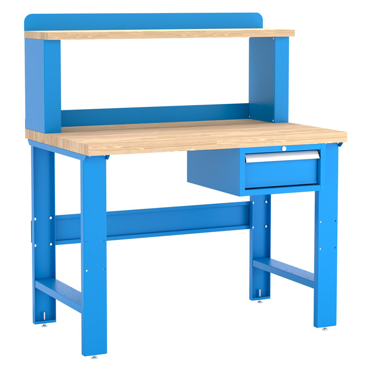 Champion Tool Storage WB101-B4830-BB | 48" Width x 35-1/4" Height x 30" Depth 1 Drawer Powder Coated Steel Work Bench - Bright Blue