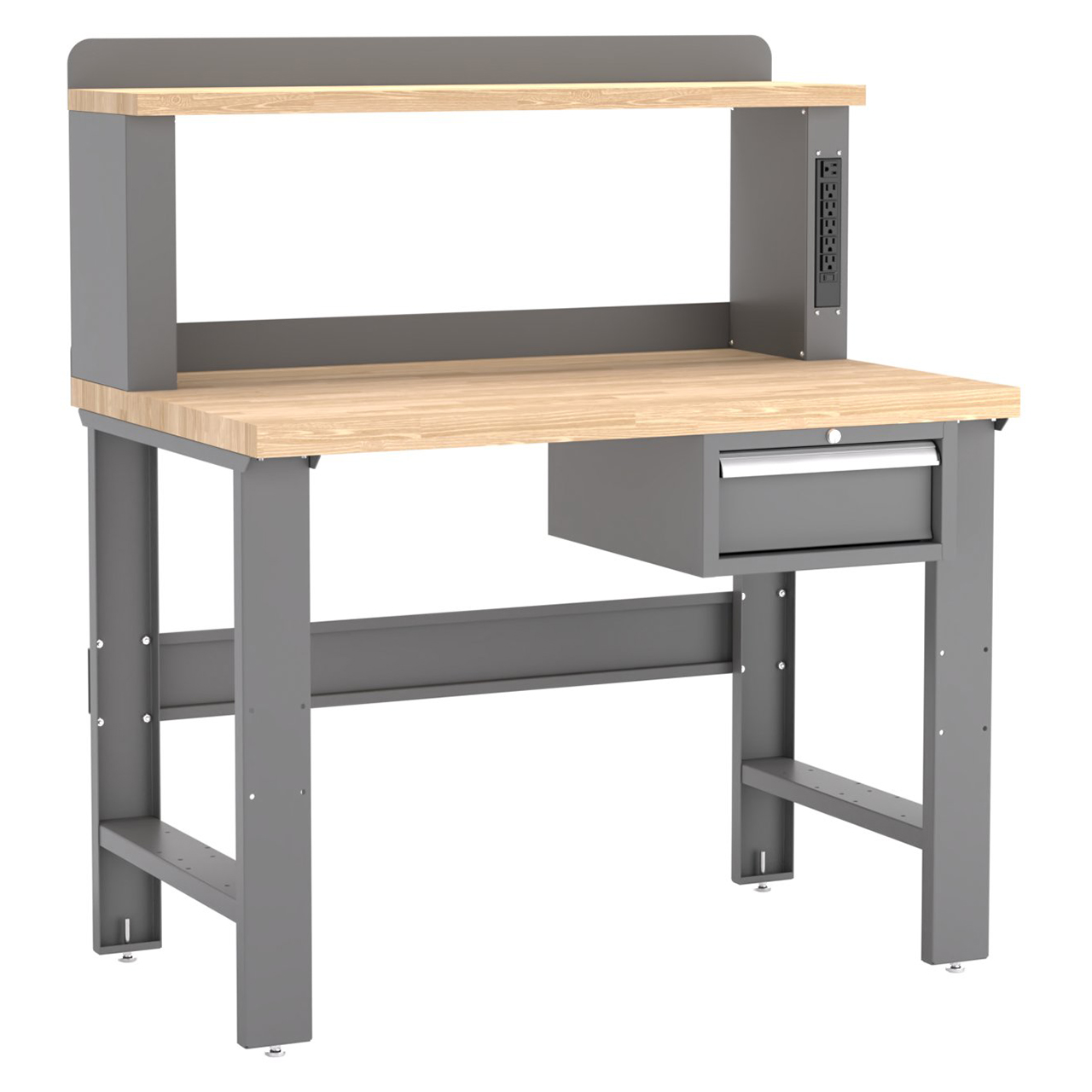 Champion Tool Storage WB102-B4830-DG | 48" Width x 35-1/4" Height x 30" Depth 1 Drawer Powder Coated Steel Work Bench - Dark Gray