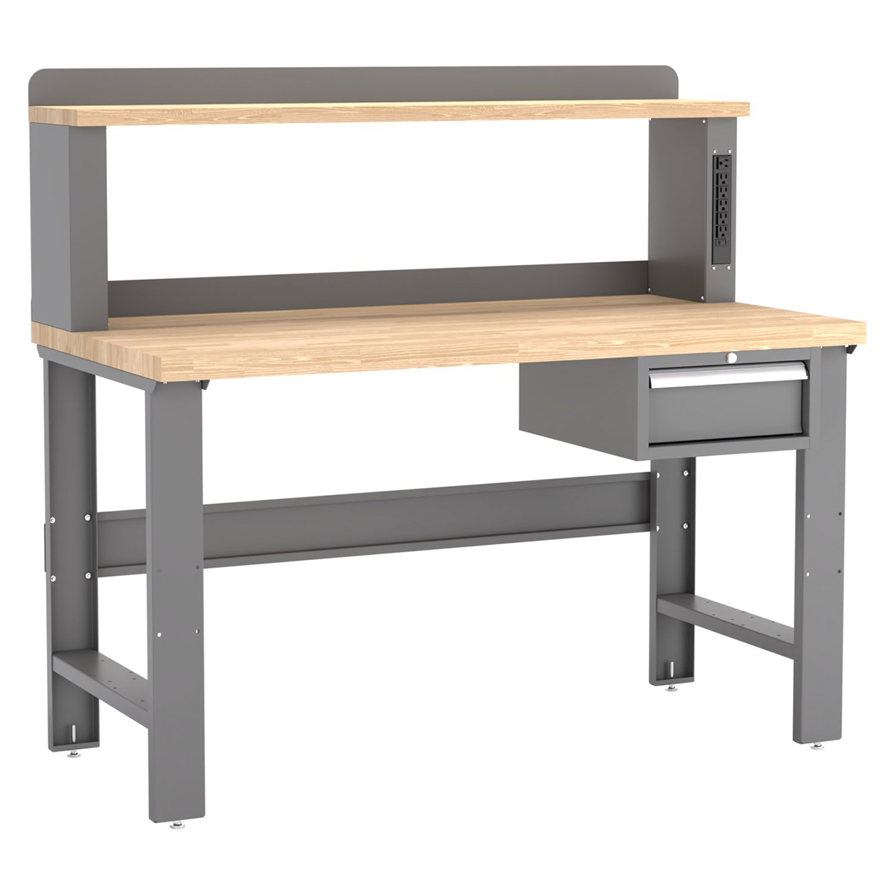 Champion Tool Storage WB102-B6030-DG | 60" Width x 35-1/4" Height x 30" Depth 1 Drawer Powder Coated Steel Work Bench - Dark Gray
