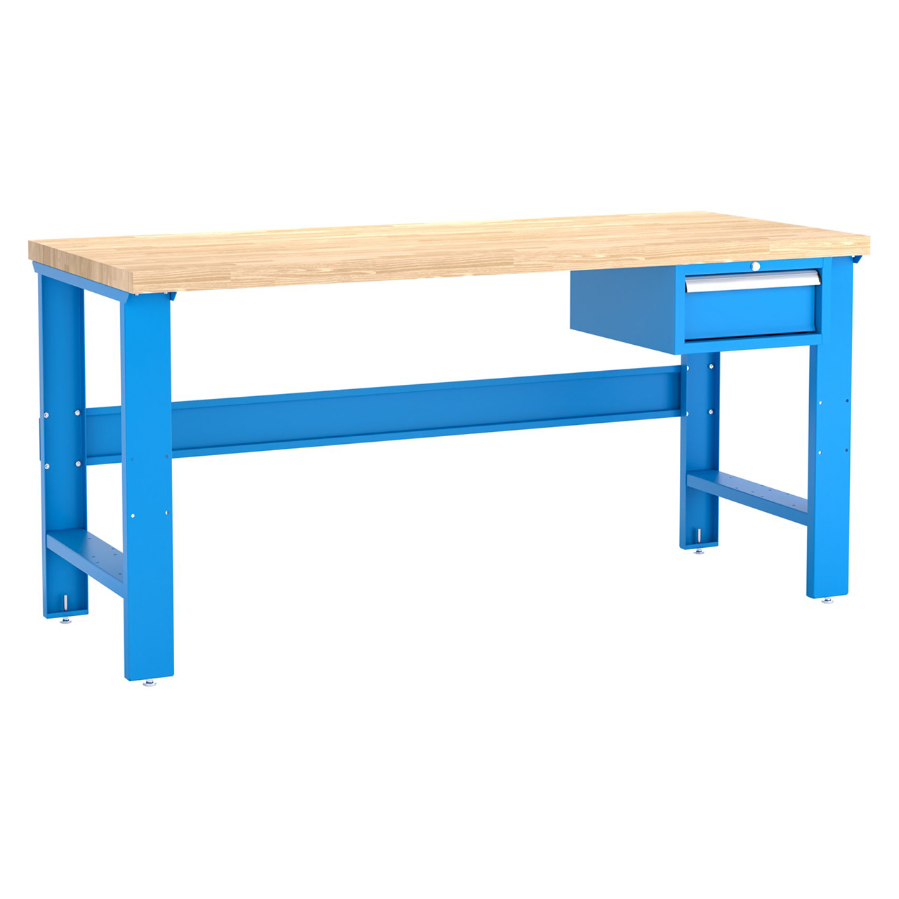 Champion Tool Storage WB100-B7230-BB | 72" Width x 35-1/4" Height x 30" Depth 1 Drawer Powder Coated Steel Work Bench - Bright Blue