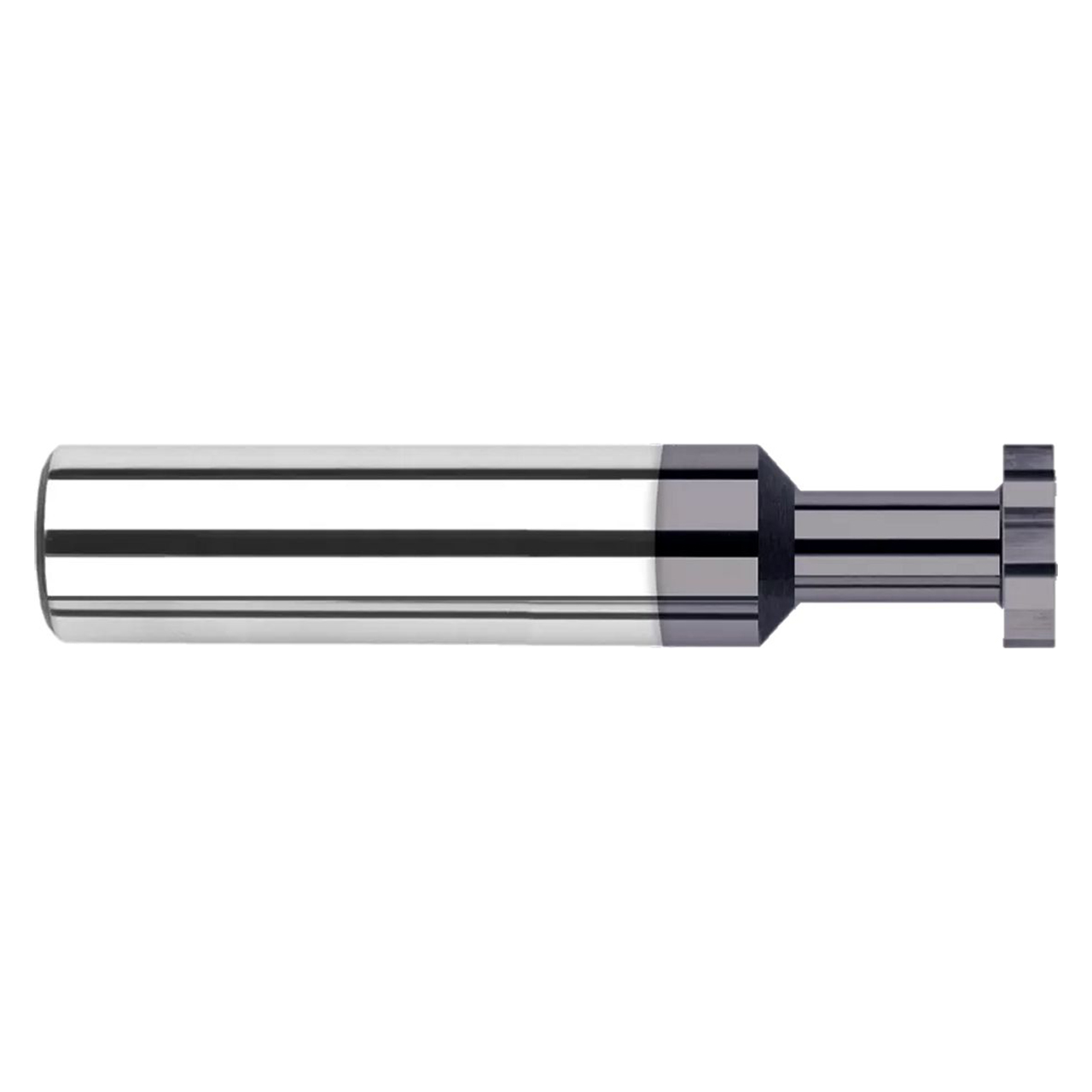 Harvey Tool 22390-C3 | 1/4" Diameter x 1/4" Shank x 0.090" Width x 2-1/2" OAL 6 Flute C3 coated Keyseat Cutter