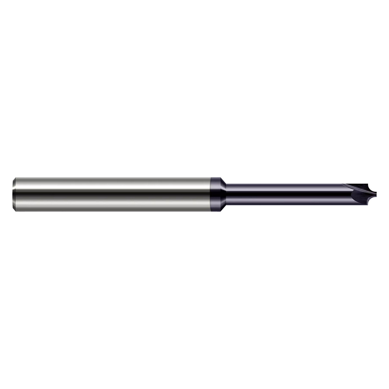 Harvey Tool 57425-C3 | 0.020" Pilot Diameter x 1/8" Shank x 0.025" Radius x 2" OAL 2 Flute C3 Coated Corner Rounding End Mill