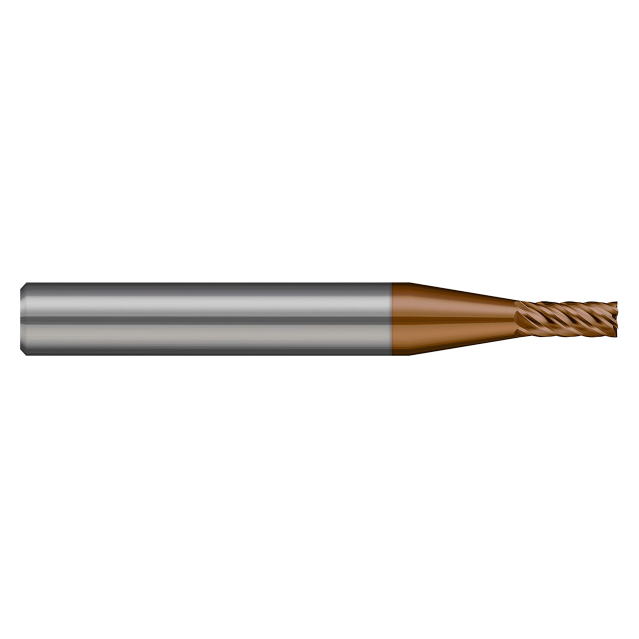 Harvey Tool 710416-C10 | 0.250" Diameter x 1/4" Shank x 1.250" LOC x 4" OAL 6 Flute C10 Coated Square End Mill