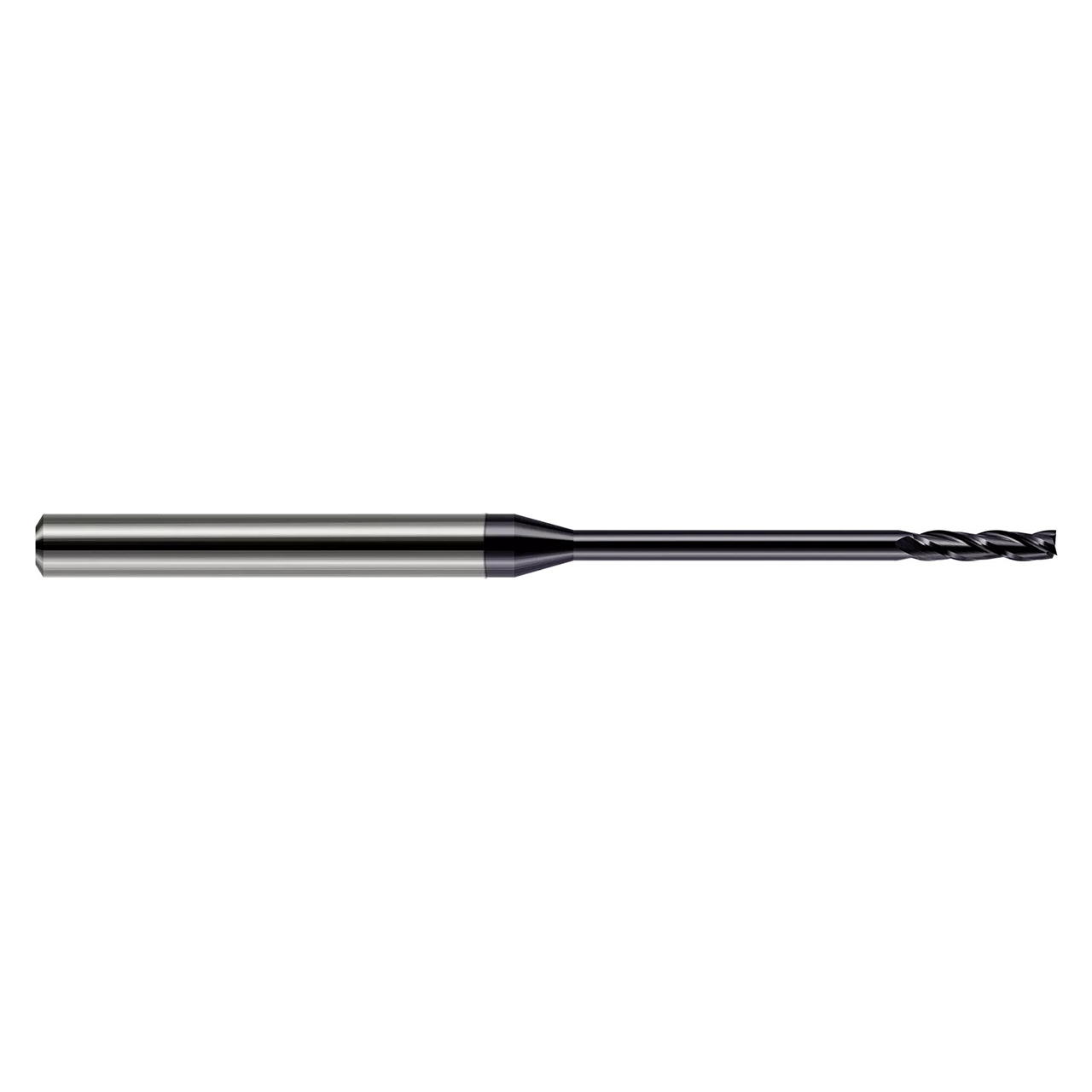 Harvey Tool 720793 | 0.093" Diameter x 1/8" Shank x 0.500" LOC x 3" OAL 3 Flute Uncoated Square End Mill