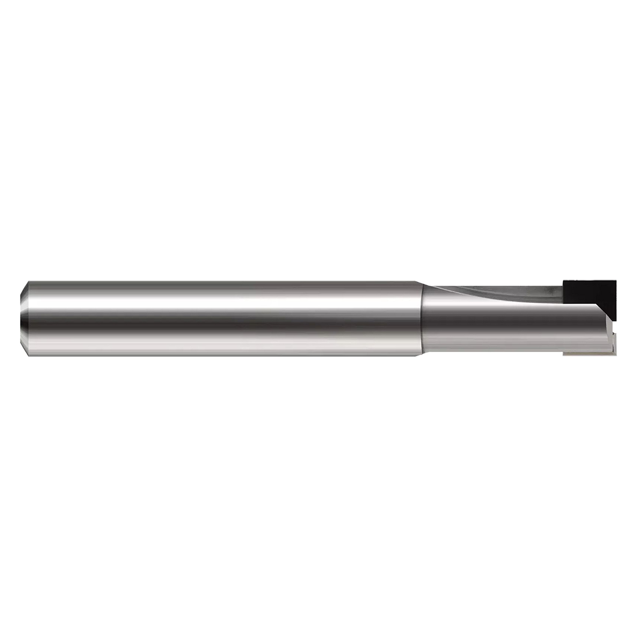 Harvey Tool 709508 | 0.125" Diameter x 1/8" Shank x 0.375" LOC x 1-1/2" OAL 1 Flute PCD Coated Square End Mill